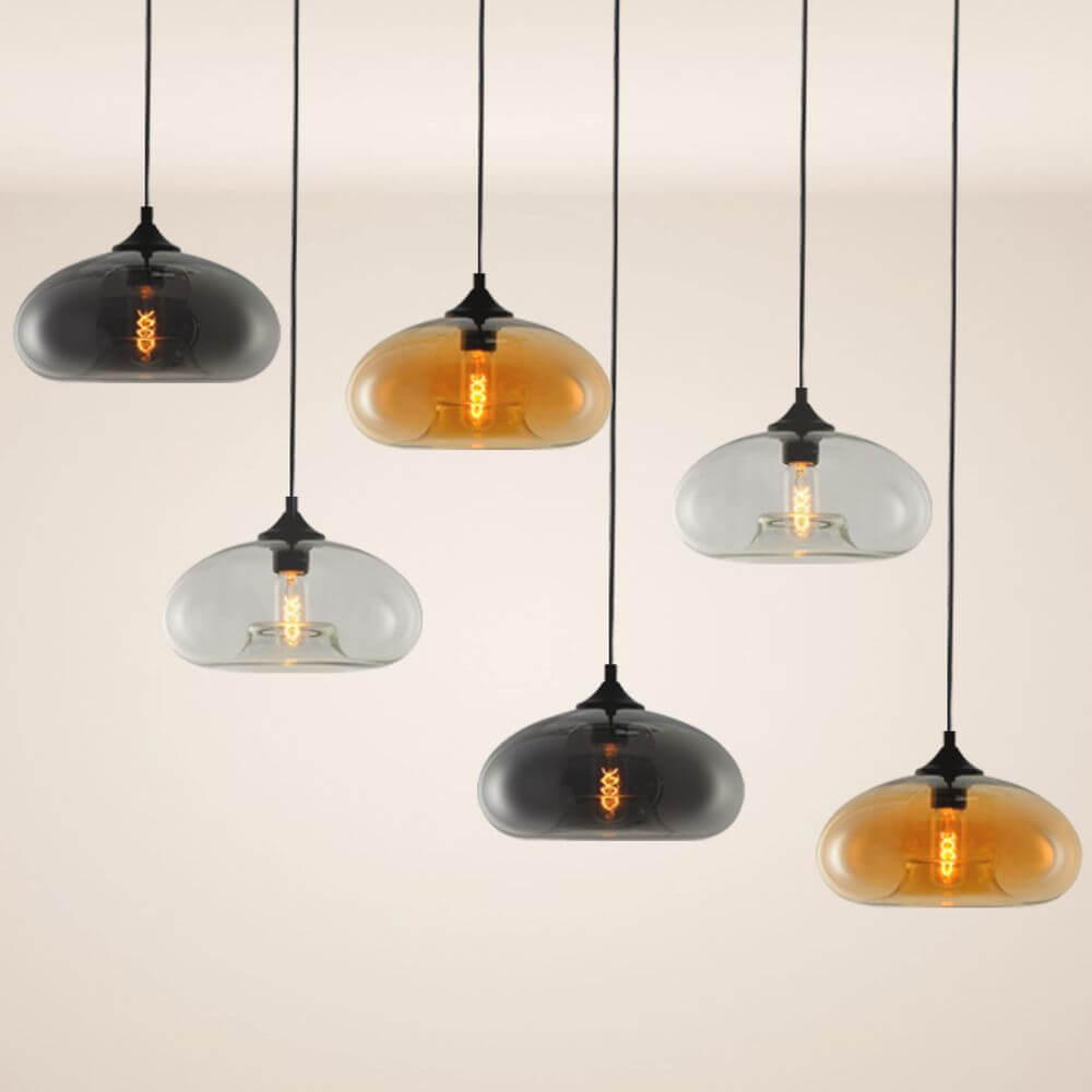 s.luce Cruet mehrflammige Hängeleuchte in modernem und zeitlosem Design mit trendigen Farben.