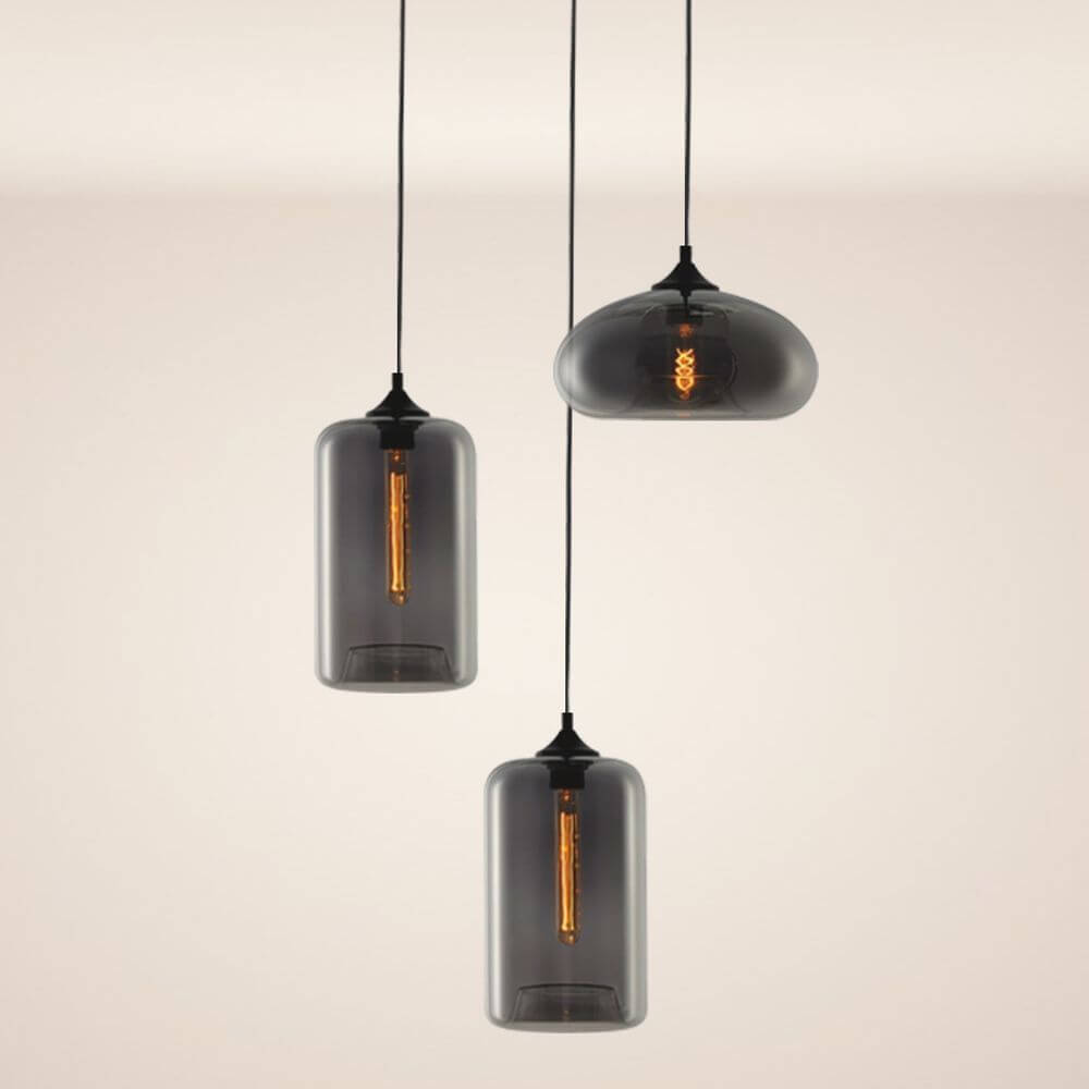 s.luce Cruet mehrflammige Hängeleuchte in modernem Design mit trendigen Farben und hochwertigen Materialien.