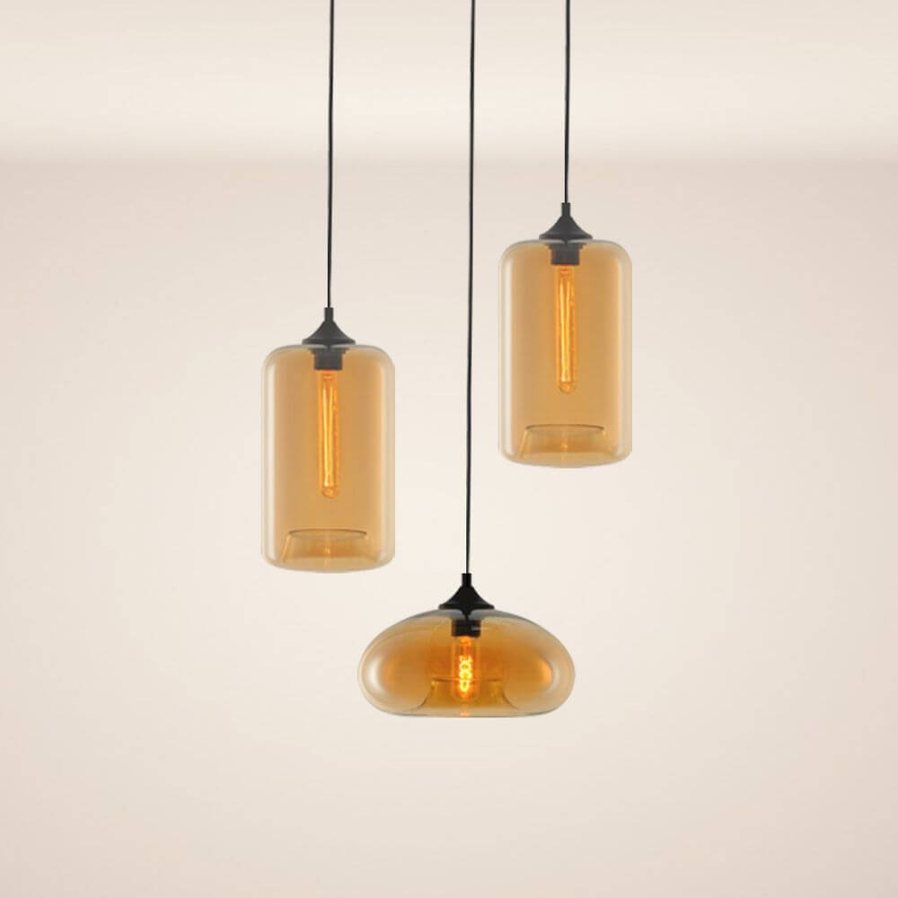 s.luce Cruet mehrflammige Hängeleuchte mit modernem und zeitlosem Design in trendigen Farben.