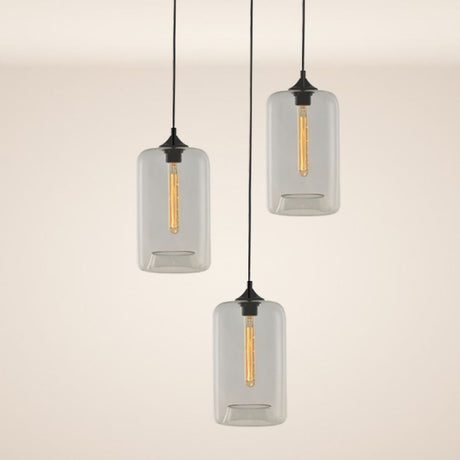 s.luce Cruet flerflammet pendellampe i moderne, tidløst design med glasselementer av høy kvalitet.