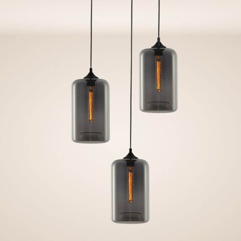 s.luce Cruet mehrflammige Hängeleuchte mit modernem Design in trendigen Farben und hochwertiger Verarbeitung.