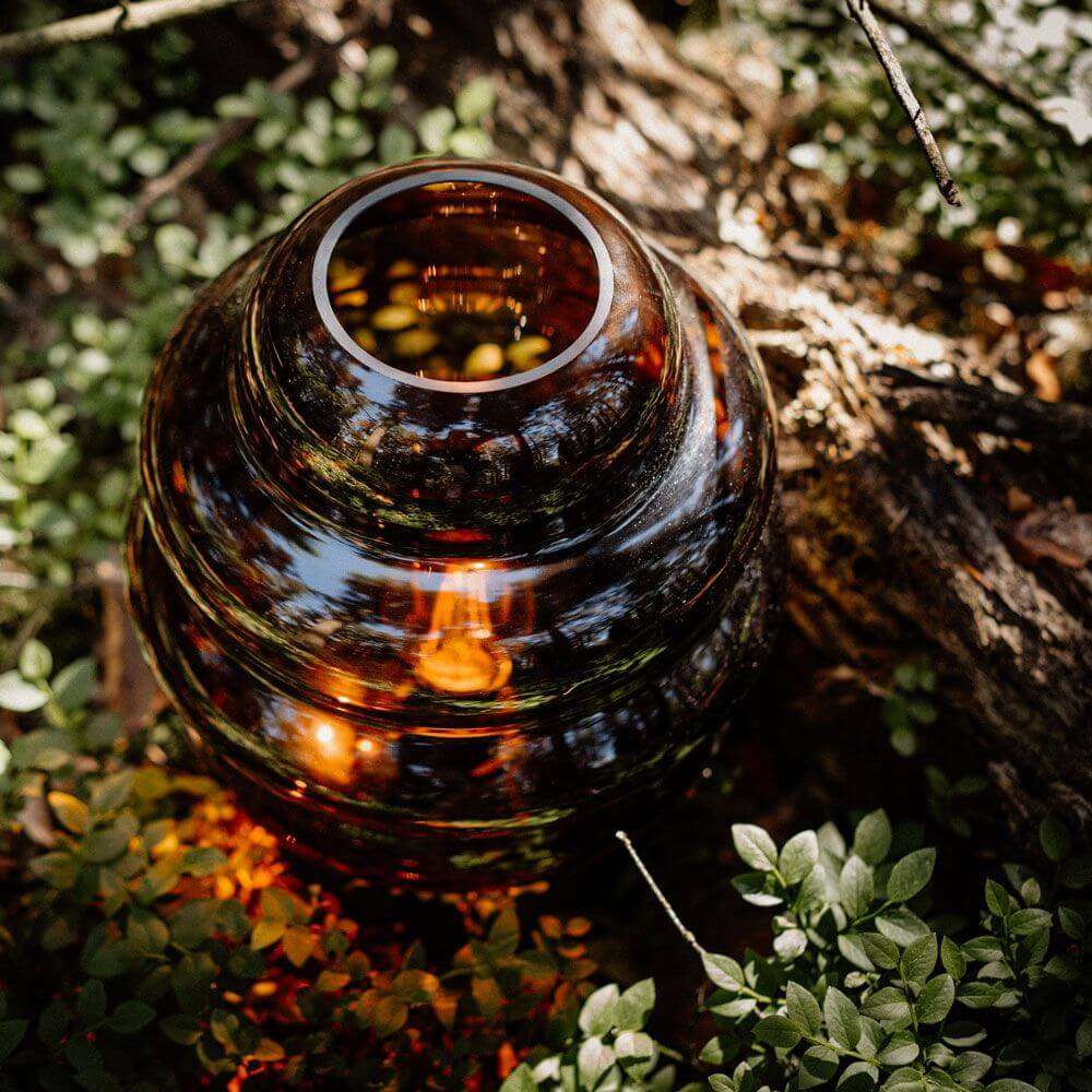 s.luce Echos bordslampa i glas E27 med strömbrytare