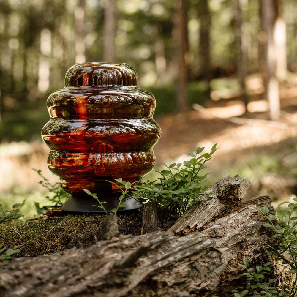 s.luce Echos bordslampa i glas E27 med strömbrytare