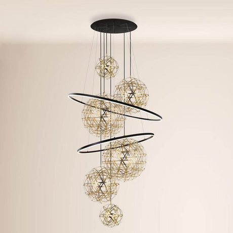 s.luce Fusion XXL gallery light 8-light LED ring