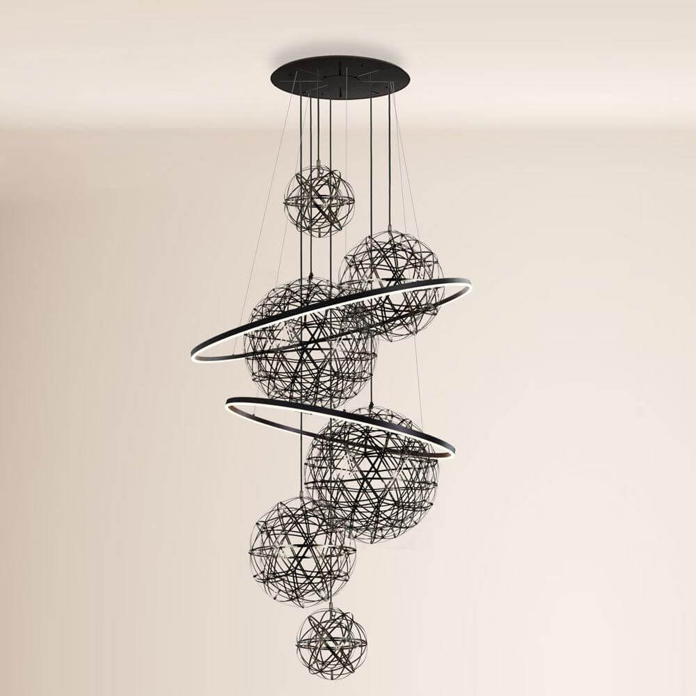 s.luce Fusion XXL gallery light 8-light LED ring