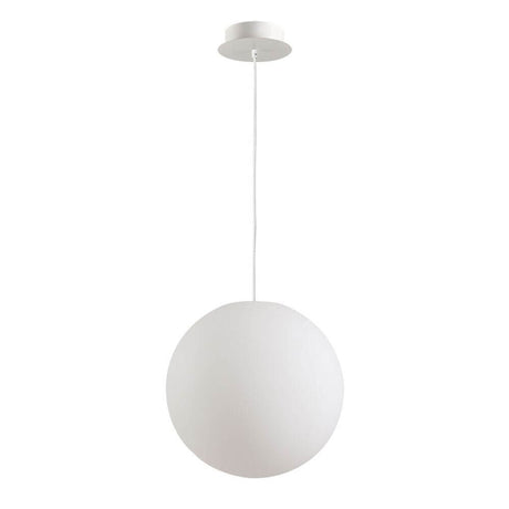 s.luce Globe Hänge-Kugellampe für Innen & Außen IP54 aus hochwertigem, mattem Kunststoff, minimalistisch und elegant.