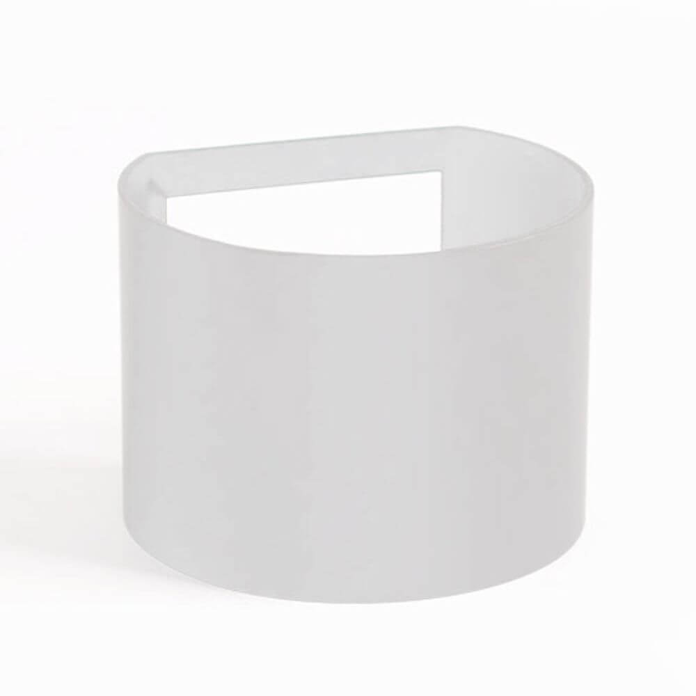 s.luce Ixa LED Wandlampe verstellbare Winkel Innen & Außen IP44 Lampenschirm in weißem Design