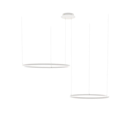 s.luce LED ring hanging lamp 2-light eccentric