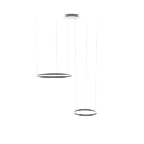 s.luce LED ring hanging lamp 2-light eccentric
