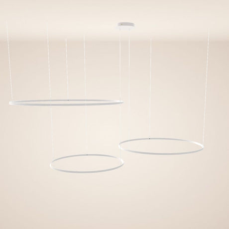 s.luce LED Ring Pendelleuchte 3-flammig Exzentrisch