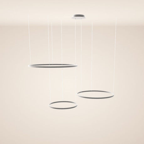 s.luce LED Ring Pendelleuchte 3-flammig Exzentrisch