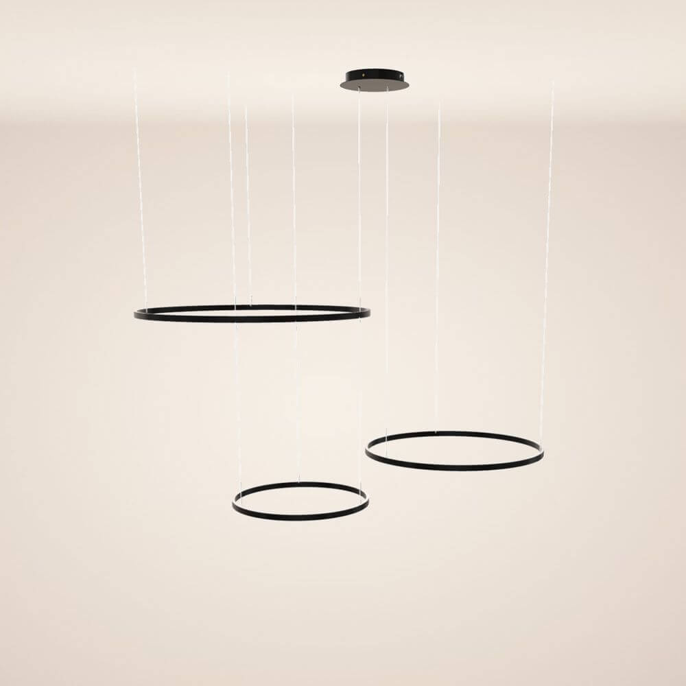 s.luce LED rengas riipusvalo 3-valo eksentrinen