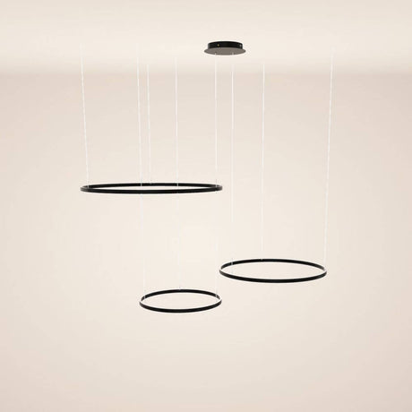 s.luce LED ring pendel 3-lys excentrisk