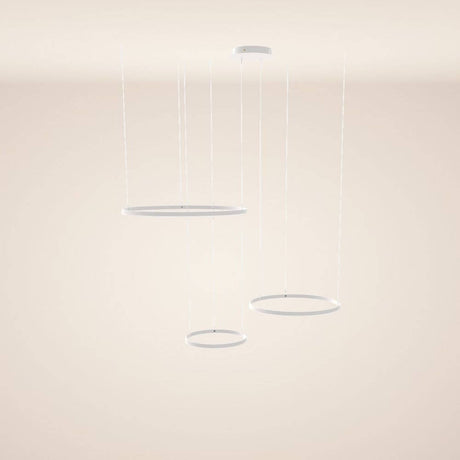 s.luce LED ring pendel 3-lys excentrisk