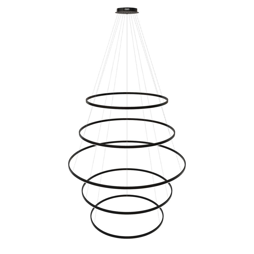s.luce LED Ring Pendelleuchte 5-flammig Zentrisch