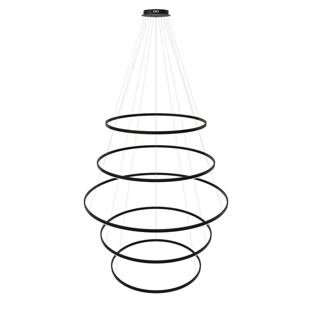 s.luce LED rengas riipusvalo 5-valo centric