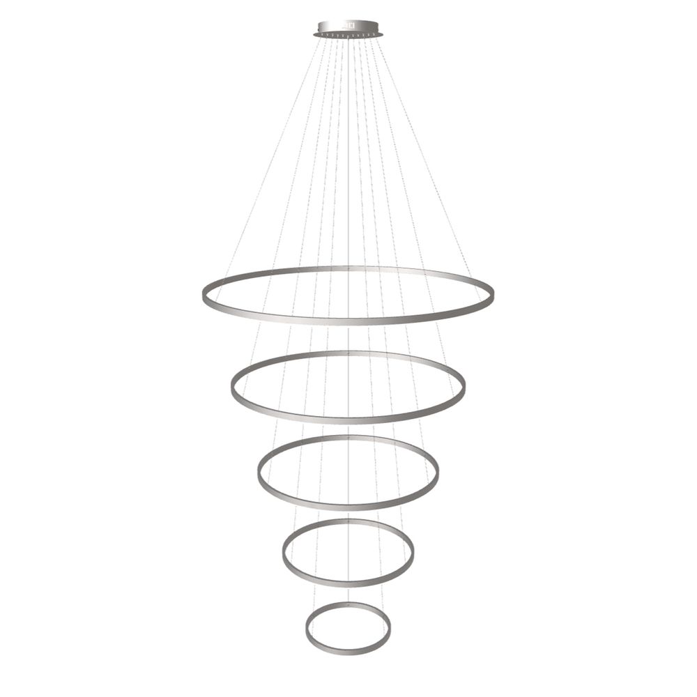 s.luce LED Ring Pendelleuchte 5-flammig Zentrisch