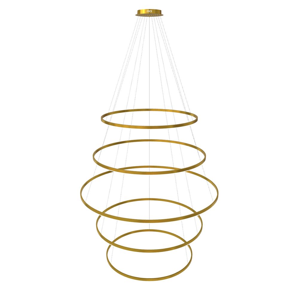 s.luce LED Ring Pendelleuchte 5-flammig Zentrisch