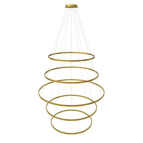 s.luce Lampada a sospensione ad anello LED a 5 luci centric