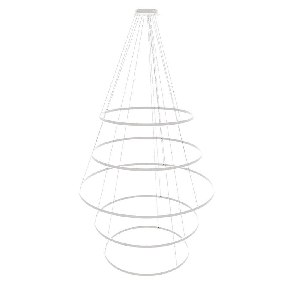 s.luce LED rengas riipusvalo 5-valo centric