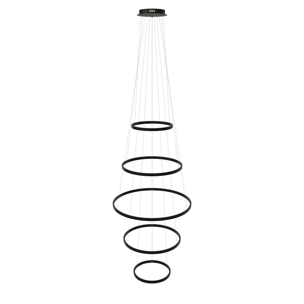 s.luce LED Ring Pendelleuchte 5-flammig Zentrisch