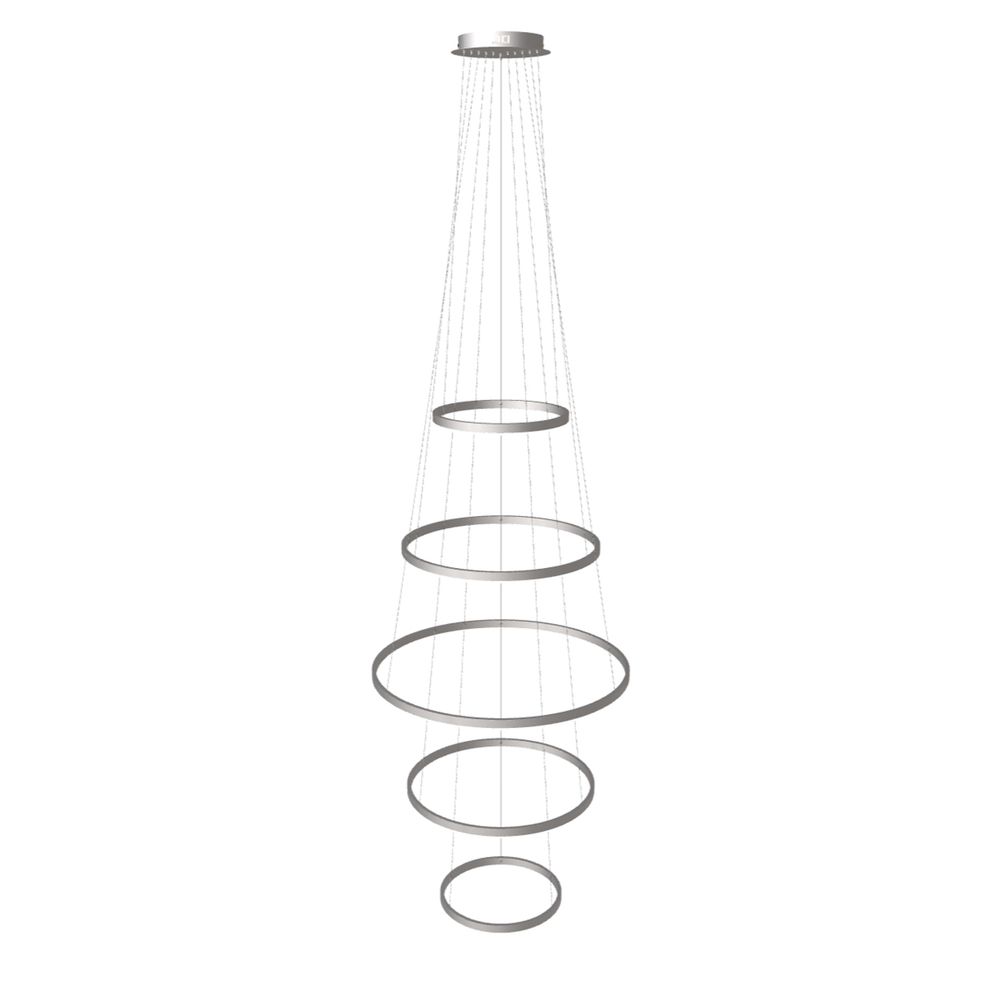 s.luce LED Ring Pendelleuchte 5-flammig Zentrisch