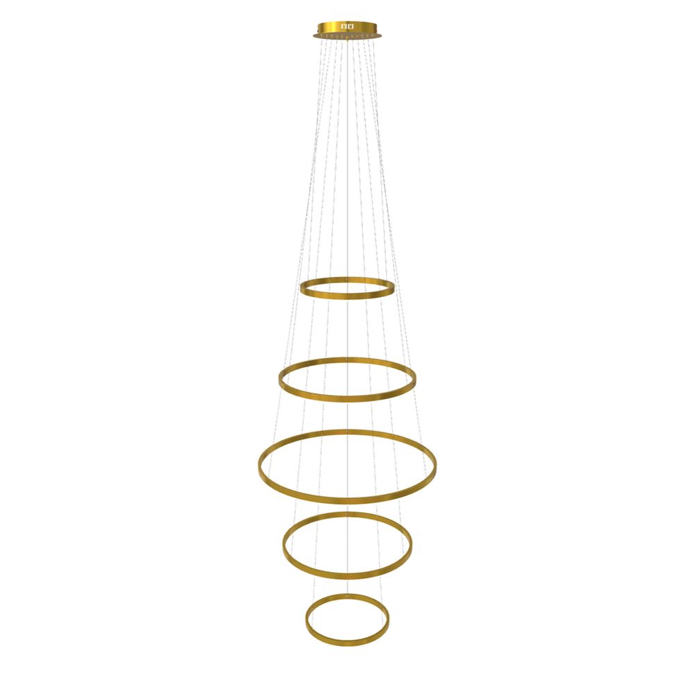 s.luce LED Ring Pendelleuchte 5-flammig Zentrisch