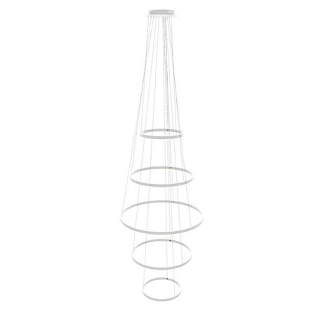 s.luce LED ring pendant light 5-flame centric