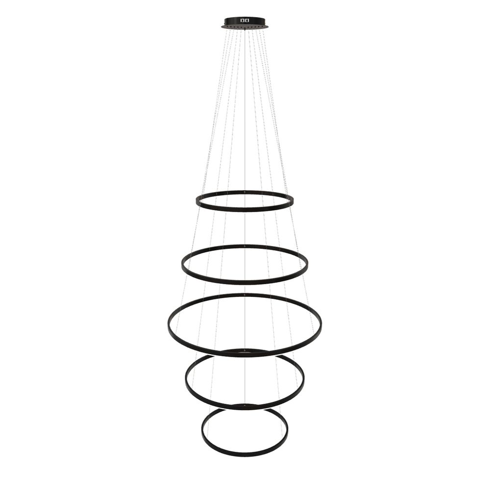 s.luce LED Ring Pendelleuchte 5-flammig Zentrisch