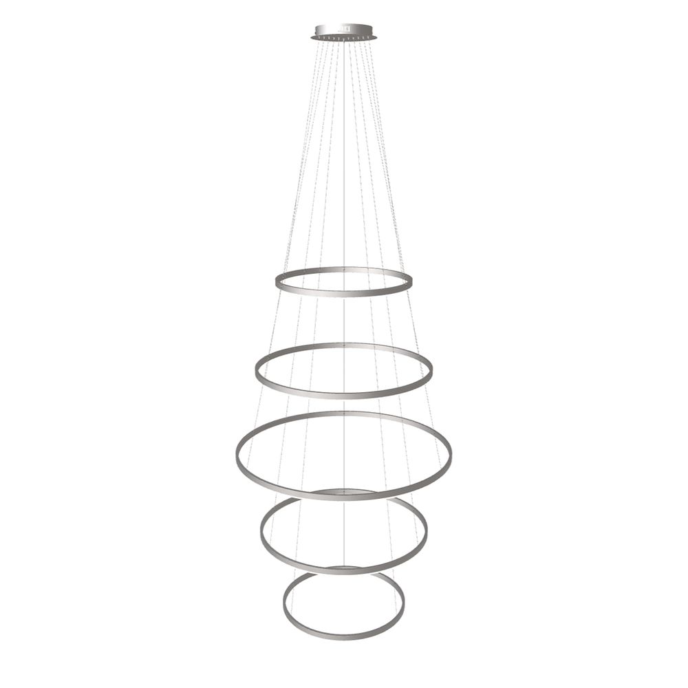 s.luce LED Ring Pendelleuchte 5-flammig Zentrisch