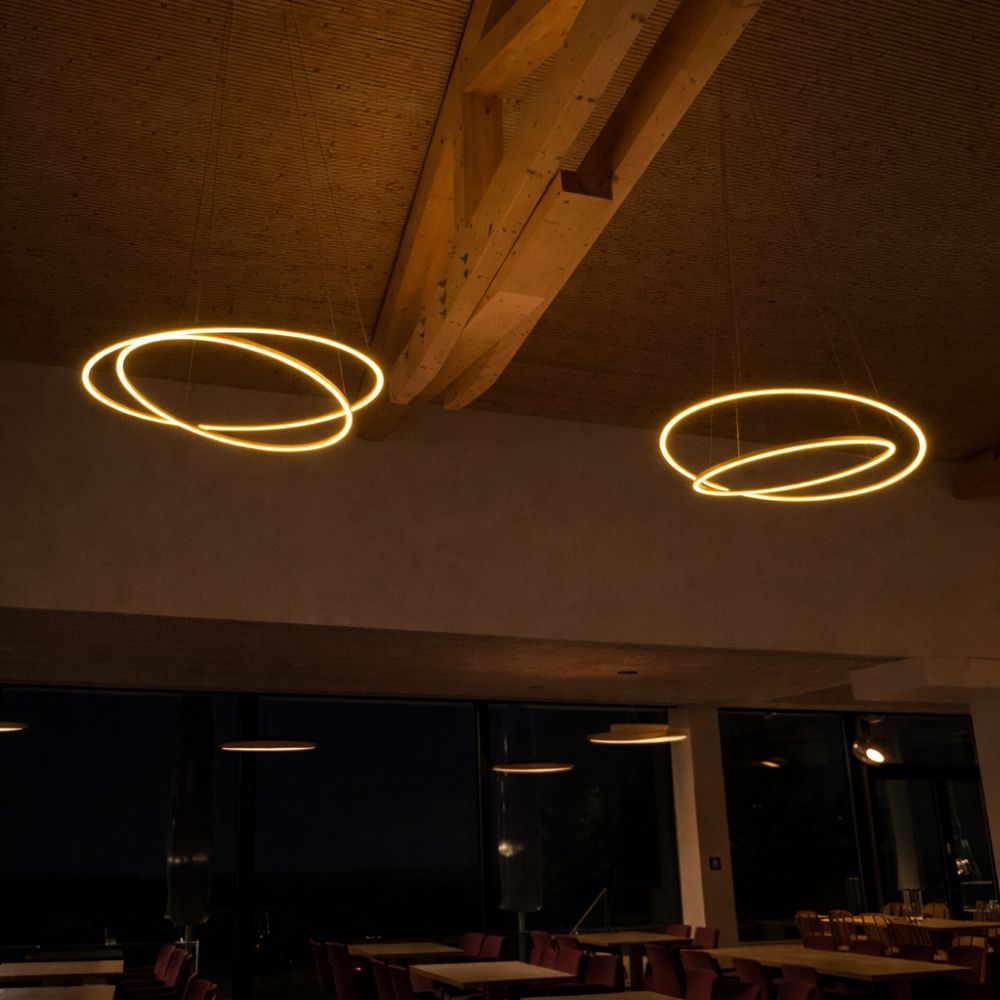 s.luce LED ring pendant light 2-light centric