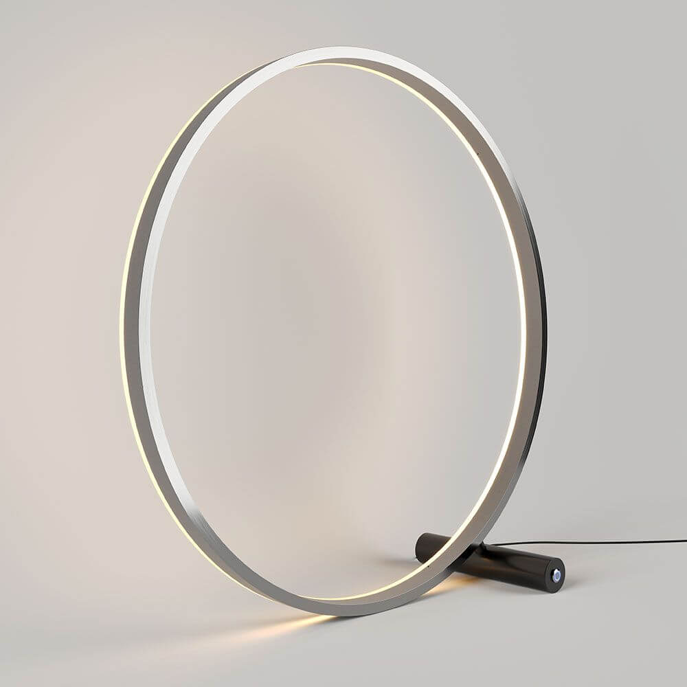 s.luce LED Ring Tischleuchte Direkt oder Indirekt in stilvollem Design mit runder Form und feiner Oberfläche.