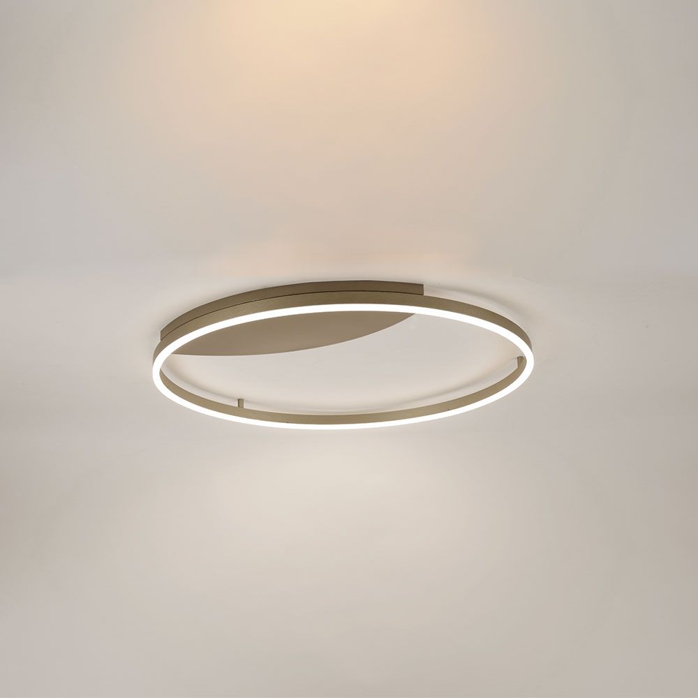 s.luce LED Aplique de parede e candeeiro de teto Ring Regulável moderno redondo com design ultrafino e iluminação uniforme.