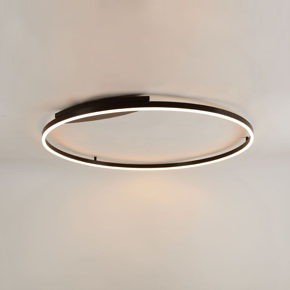 s.luce LED Aplique de parede e plafon Ring regulável, moderno, redondo - elegante plafon minimalista com design ultrafino.