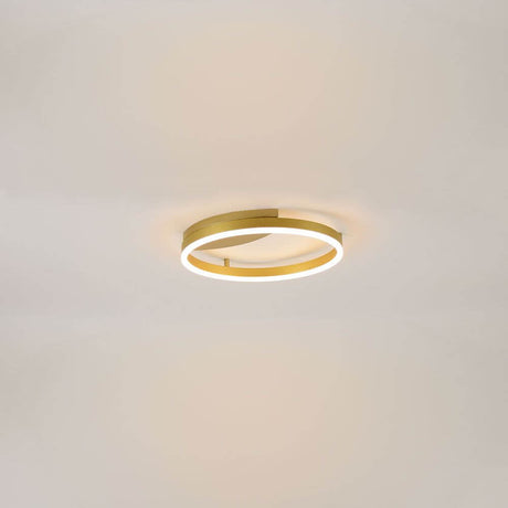 s.luce LED Applique murale et plafonnier Ring Dimmable moderne rond - plafonnier moderne et minimaliste en or.