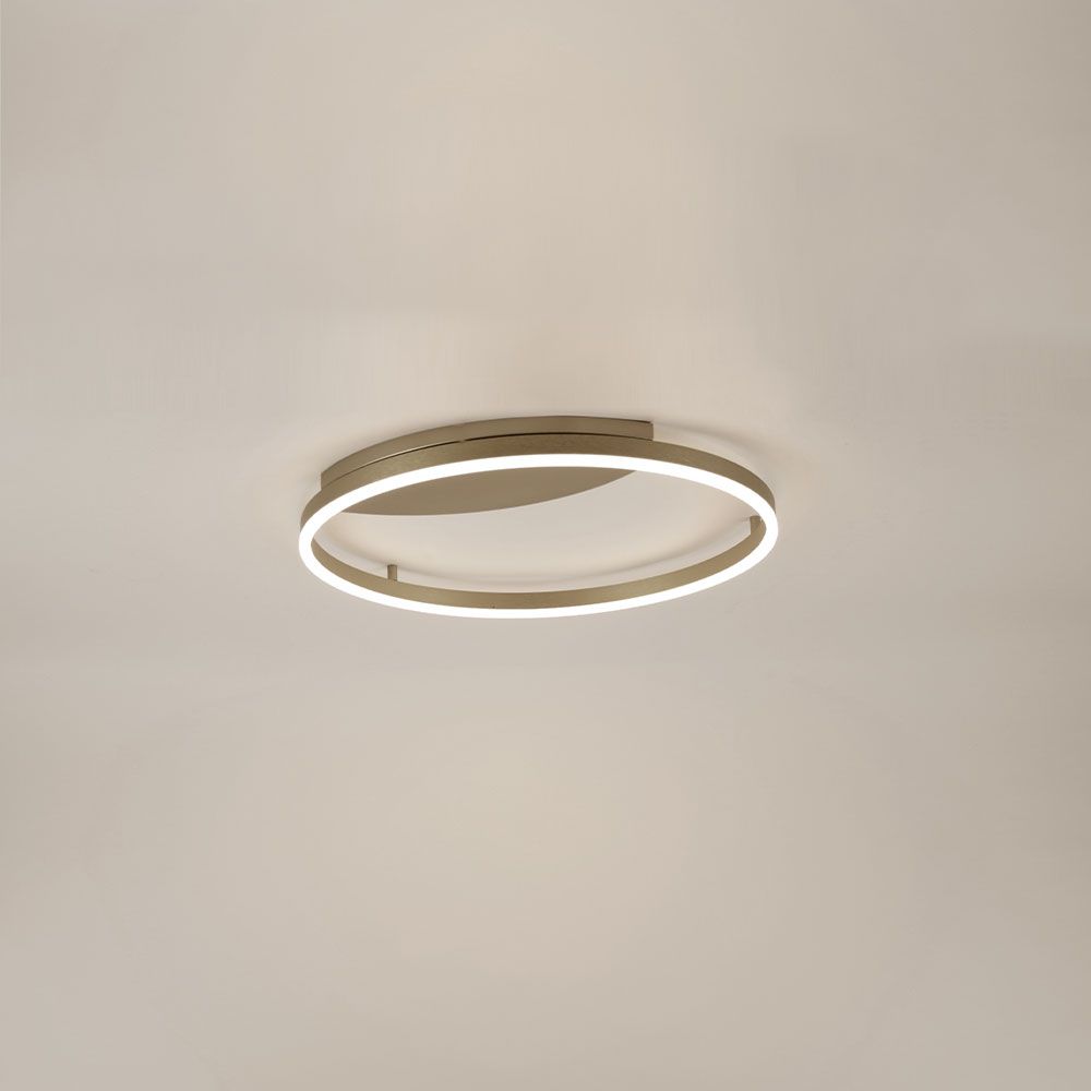 s.luce LED Aplique de parede e plafon Ring regulável, moderno, redondo - elegante plafon minimalista em forma redonda