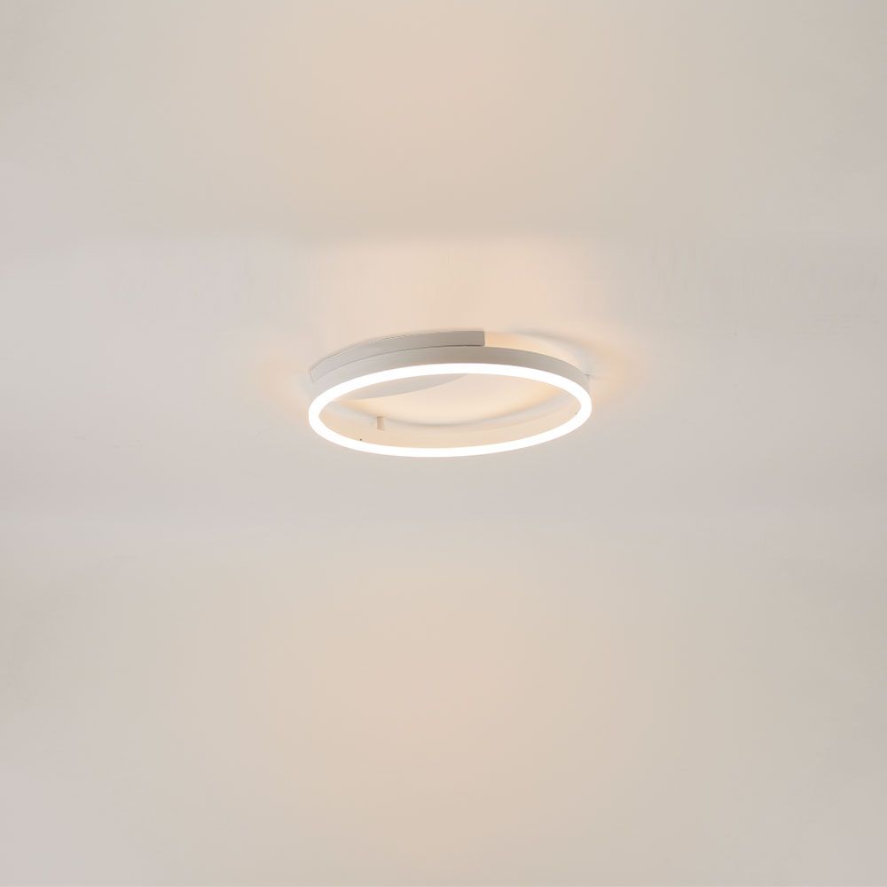 s.luce LED Aplique de parede e candeeiro de teto Ring Regulável moderno redondo em design minimalista, fino e elegante.
