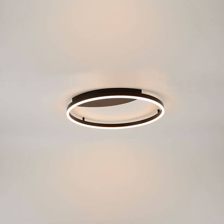 s.luce LED ring wall lamp & ceiling light dimmable modern round in elegant design mounted on the ceiling.