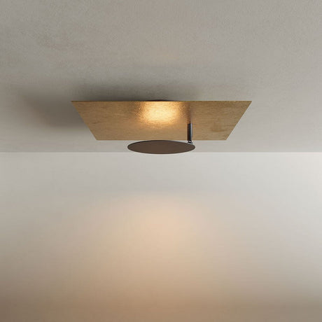 s.luce LED wall and ceiling lamp Plate in flat design with indirect lighting.