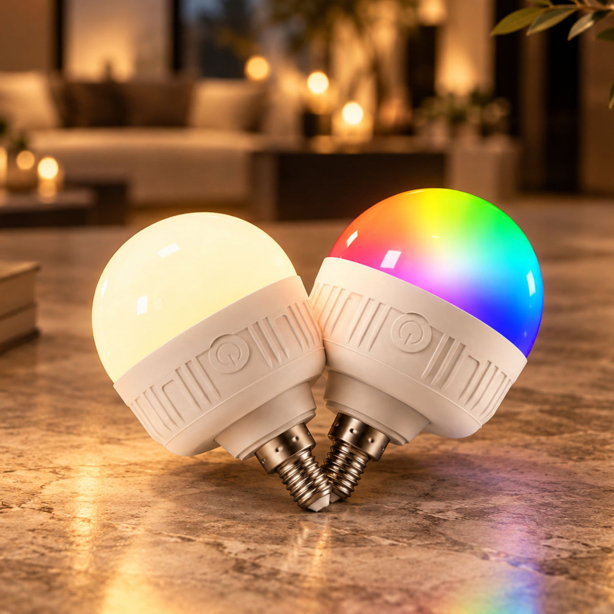 Mobiles LED Leuchtmittel 8W Dimmbar Akku Magnetisch warm/kalt