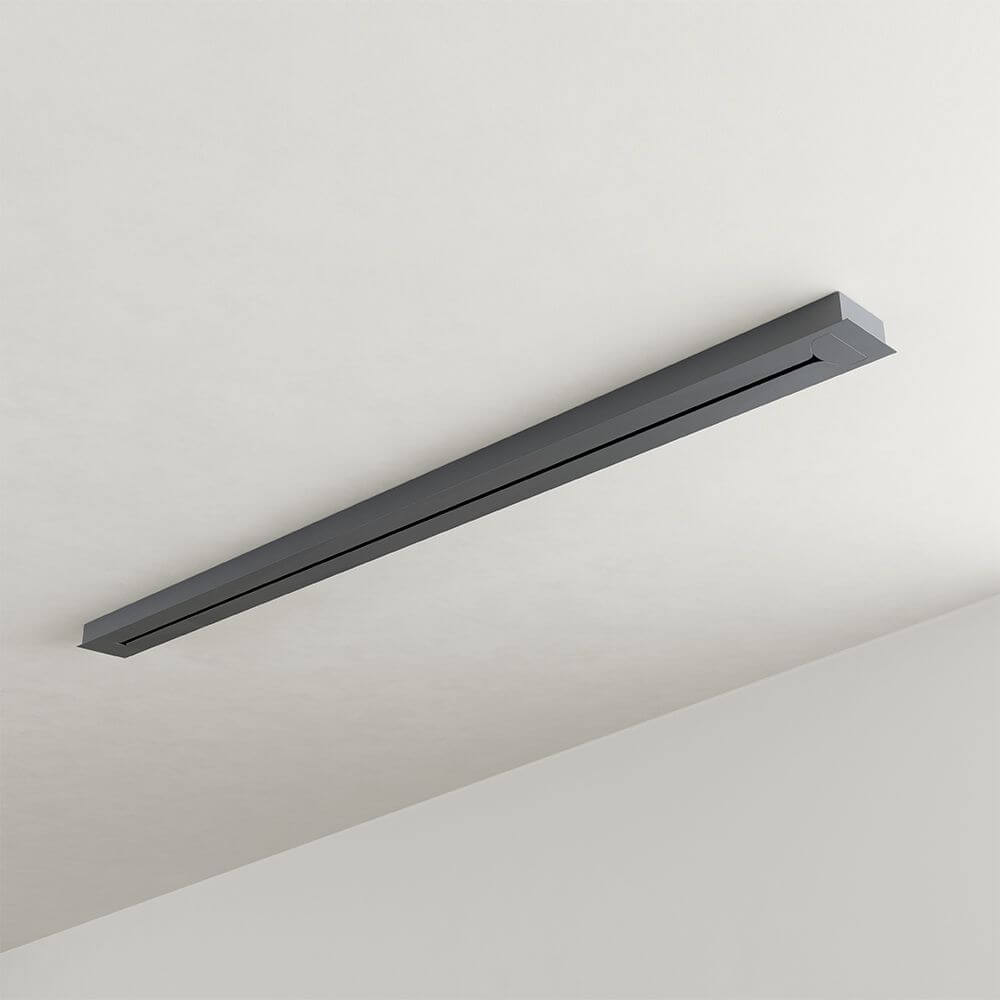 s.luce Modular Balken Baldachin in Rechteckform, stylisches Deckenlicht für individuelle Beleuchtung.
