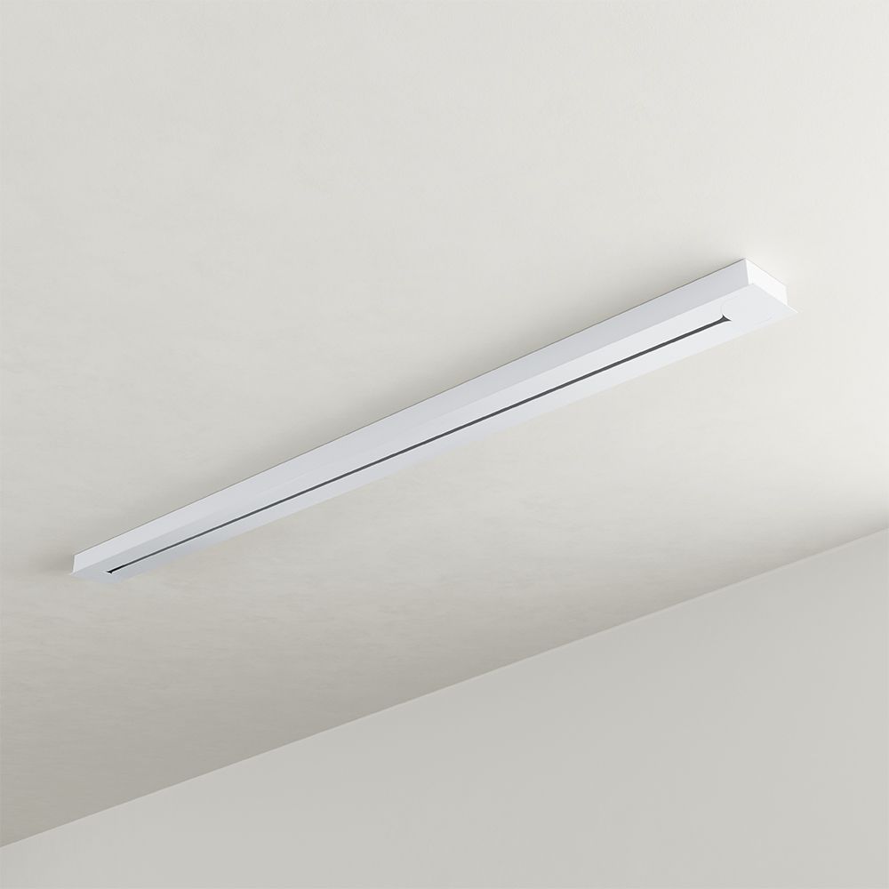 s.luce modularer weißer Balken-Baldachin für individuelle Lichtgestaltung im Raum