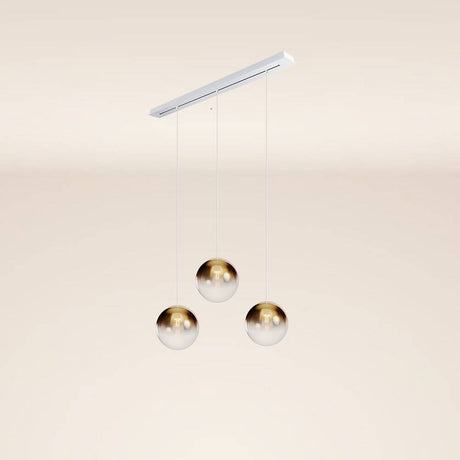 s.luce Orb 3-light Ø 30 dining table pendant light 120cm