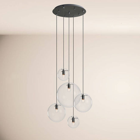 s.luce Orb 5-light modular gallery lamp