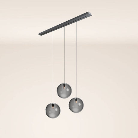 s.luce Orb dining table lamp 3-light 160cm Ø 3x40