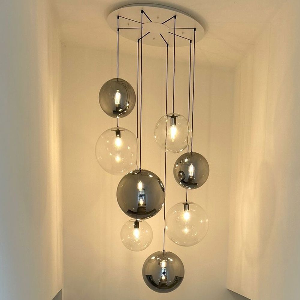 s.luce Orb Galerielampe 8-flammig Modular