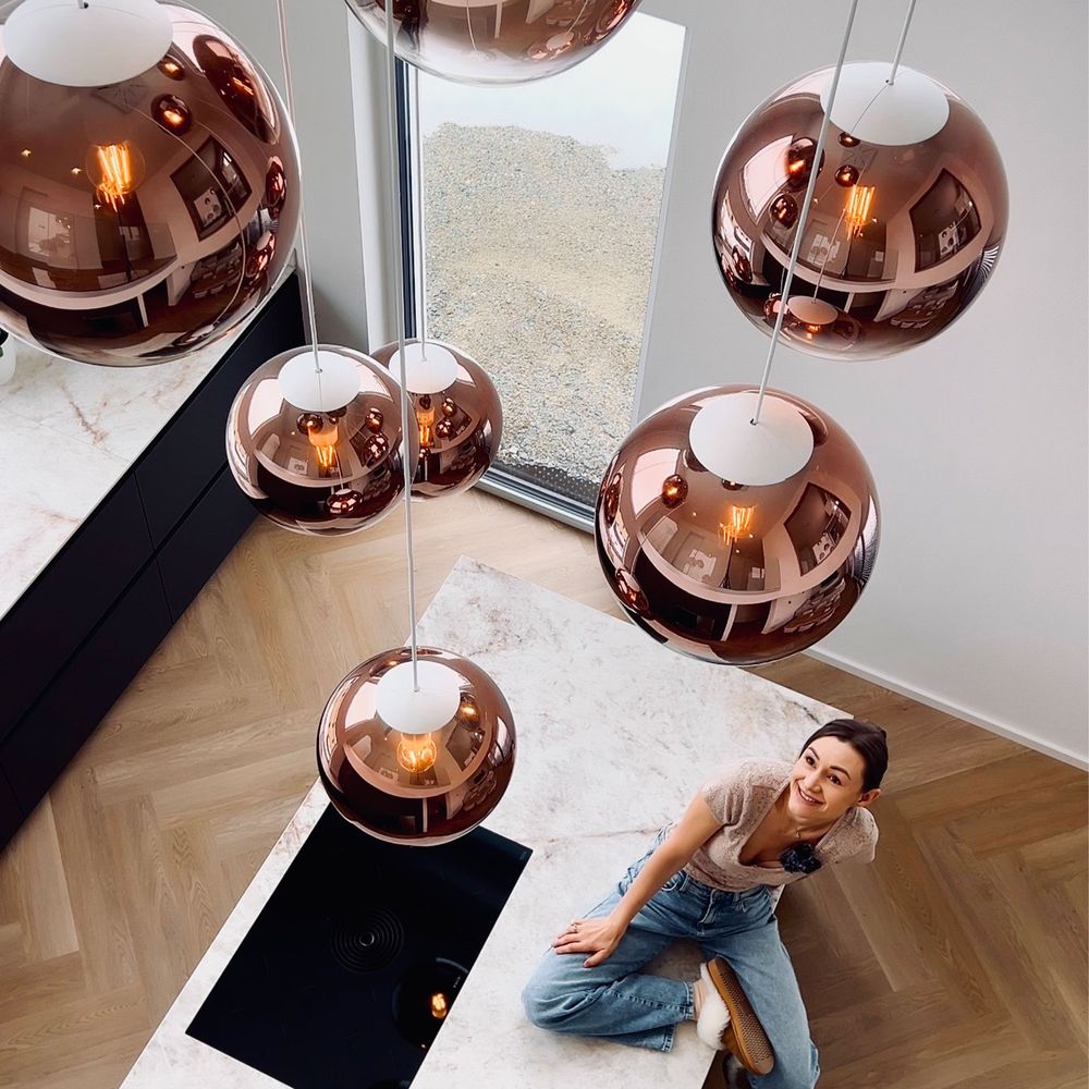 s.luce Lampe de galerie Orb 8 flammes Modulaire