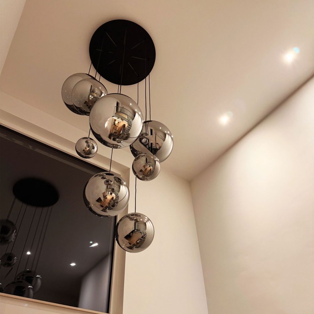 s.luce Lampe de galerie Orb 8 flammes Modulaire