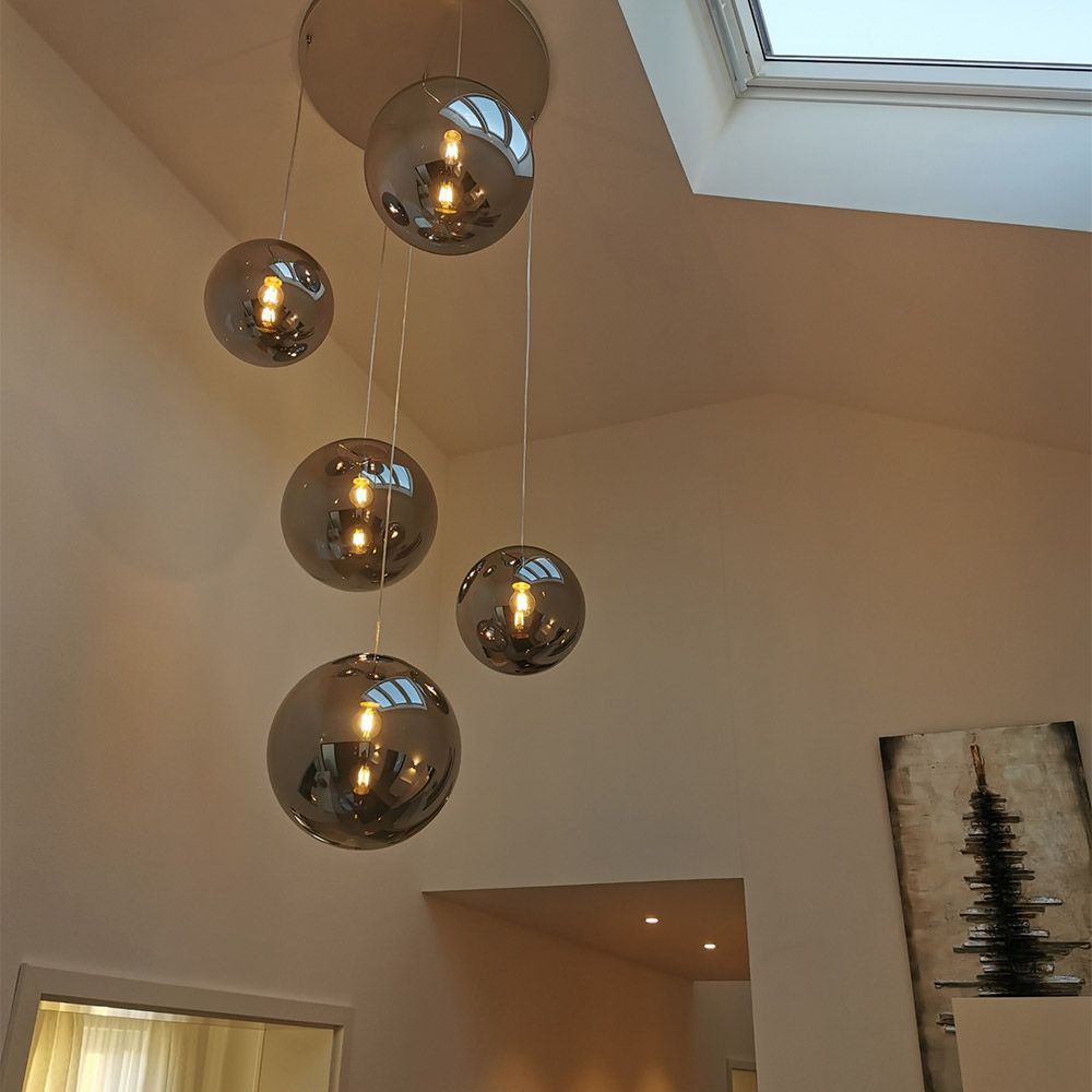 s.luce Luminaire de galerie Orb à 3 ou 5 flammes Modular Baldaquin