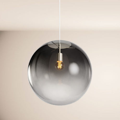 s.luce Orb Glaskugel Galerieleuchte Aufhängung 500cm Weiß mit modernem Design und luftiger Leichtigkeit